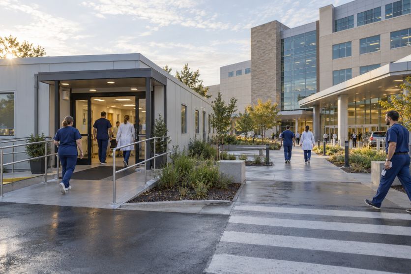 temporary modular medical facility
